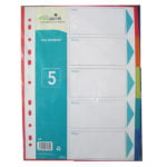Officepoint File Dividers 5 set -0
